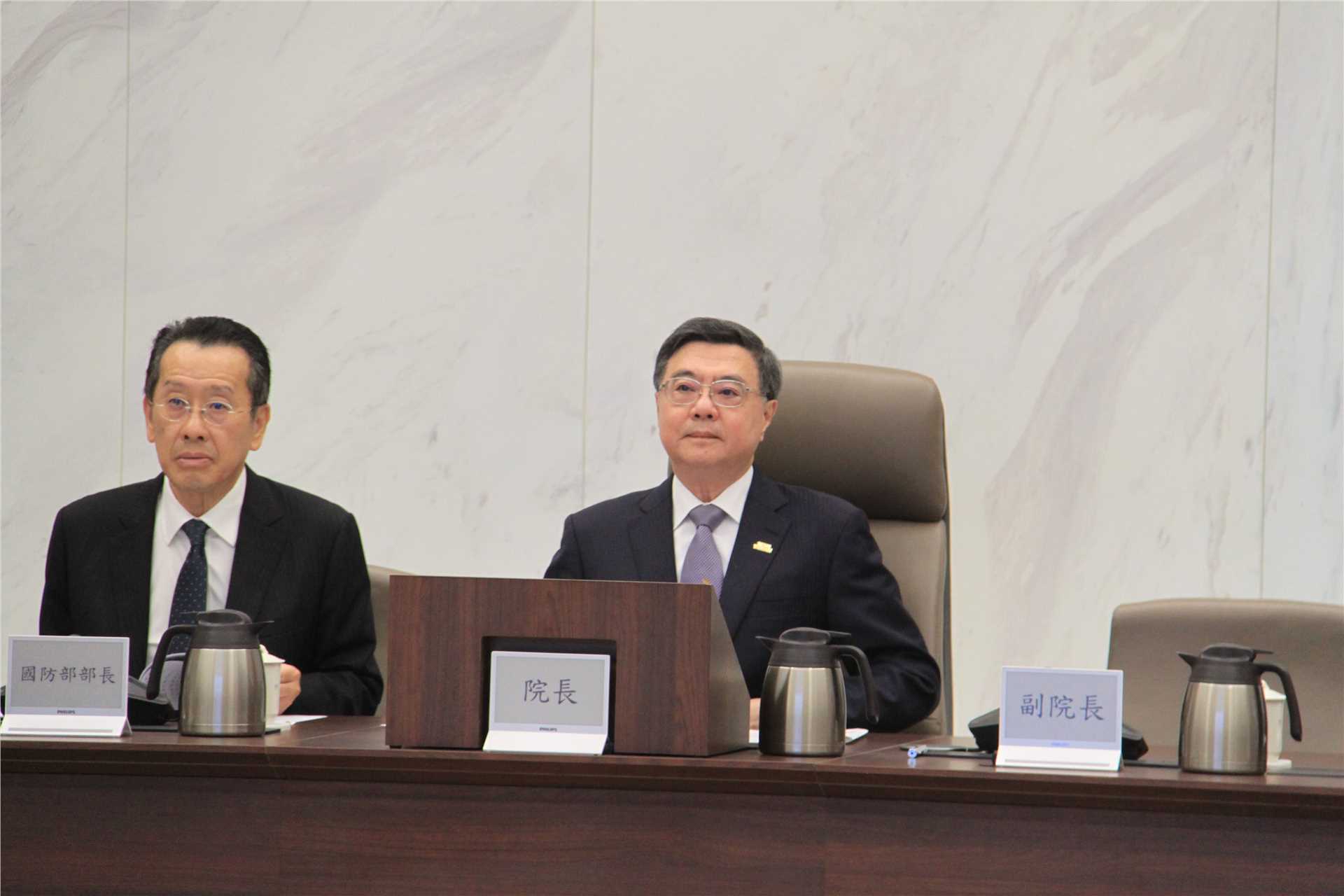 卓榮泰院長主持行政院動員會報114年度會議,顧立雄部長以執行長身分出席 卓榮泰院長主持行政院動員會報114年度會議,顧立雄部長以執行長身分出席