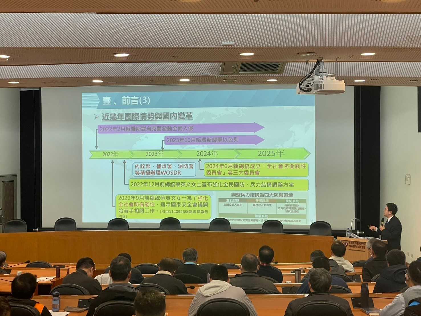 Courses on ‘‘Introduction and the current situation of civil defense work and of whole societal defense resilience’’ Courses on ‘‘Introduction and the current situation of civil defense work and of whole societal defense resilience’’